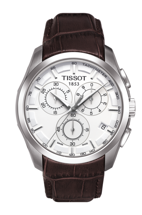 Tissot Couturier Chronograph Silver Dial T0356171603100 Men's Watch