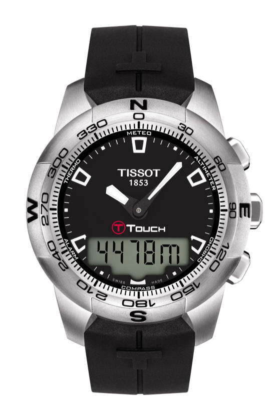 Tissot T-Touch II Chronograph Black Dial T0474201705100 Men's Watch