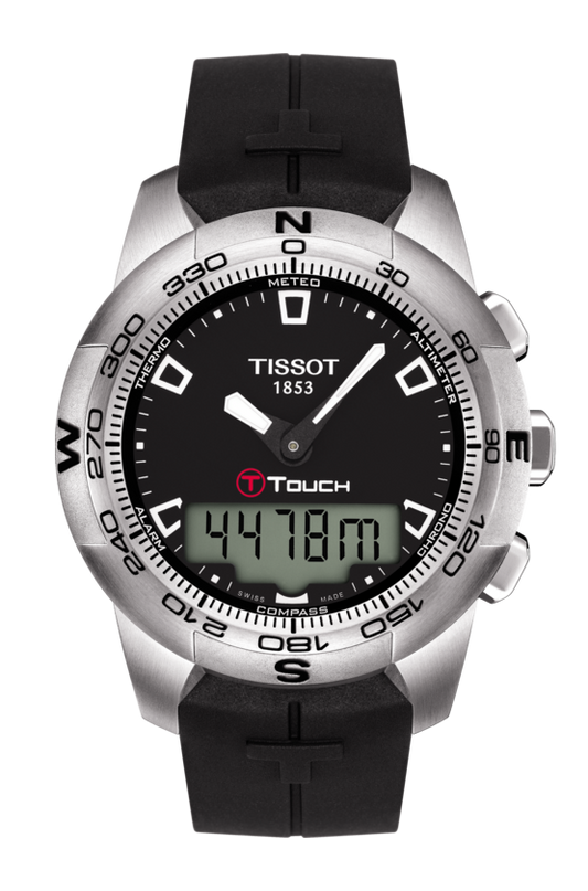 Tissot T-Touch II Chronograph Black Dial T0474201705100 Men's Watch