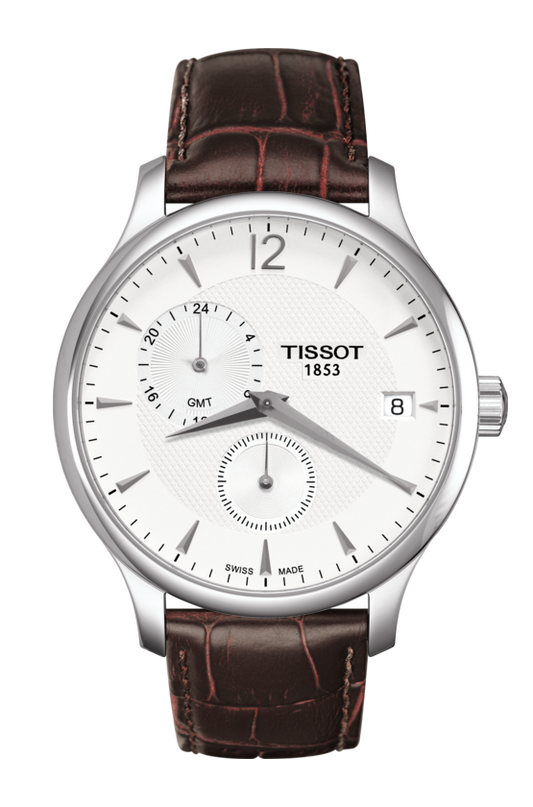 Tissot Tradition GMT White Dial T0636391603700 Men's Watch