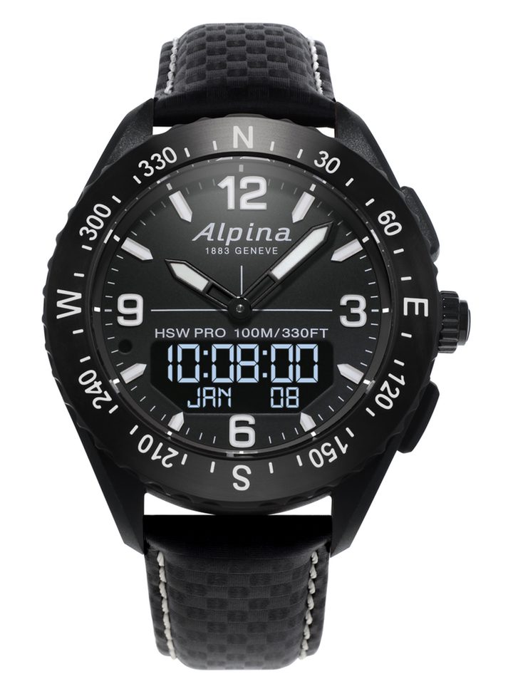 Alpina ALPINERX PVD Black On Strap AL-283LBBW5AQ6