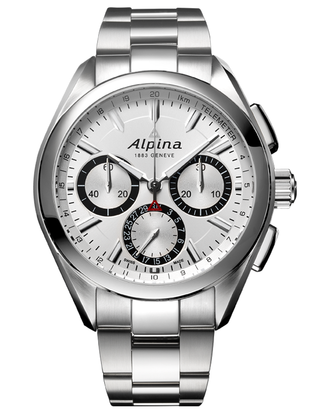 Alpina Alpiner 4 Manufacture Flyback Chronograph Stainless Steel On Bracelet AL-760SB5AQ6B