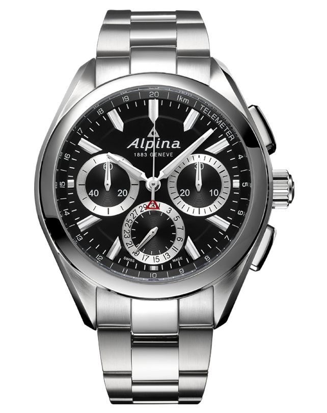 Alpina Alpiner 4 Manufacture Flyback Chronograph Stainless Steel On Bracelet AL-760BS5AQ6B