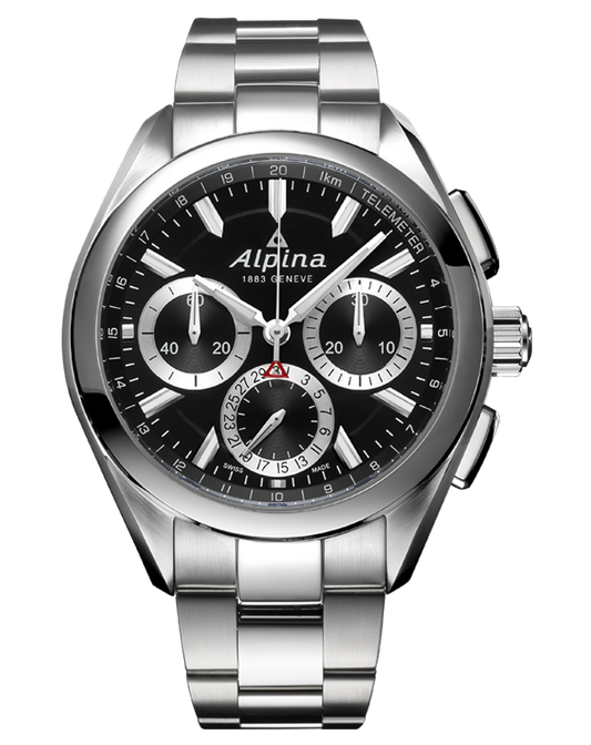 Alpina Alpiner 4 Manufacture Flyback Chronograph Stainless Steel On Bracelet AL-760BS5AQ6B