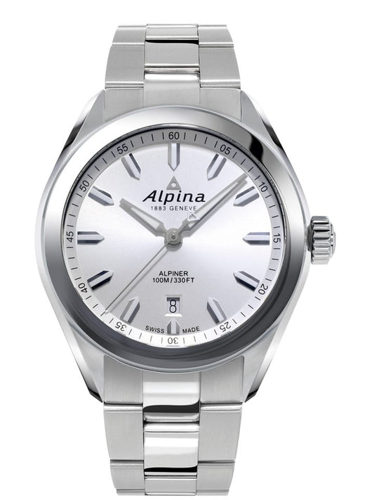 Alpina Alpiner Quartz Stainless Steel On Bracelet AL-240SS4E6B