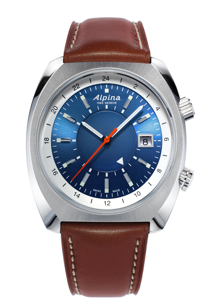 Alpina Startimer Pilot Heritage Stainless Steel On Strap AL-555LNS4H6