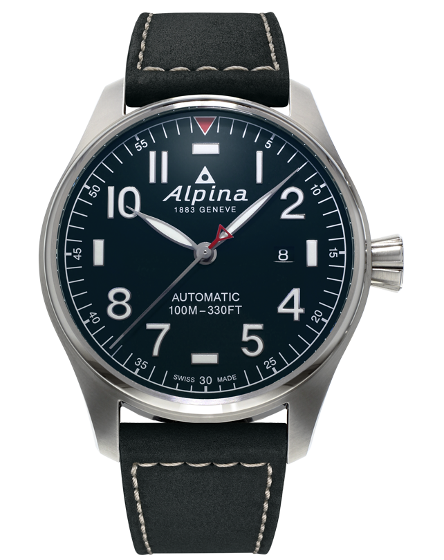 Alpina Startimer Pilot Automatic Stainless Steel On Strap AL-525NN4S6