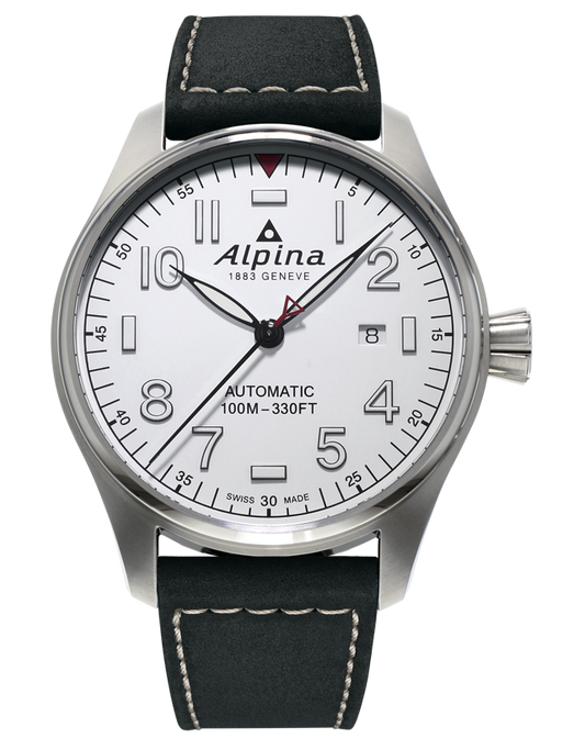 Alpina Startimer Pilot Automatic Stainless Steel On Strap AL-525S4S6