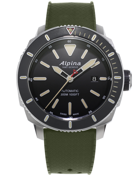 Alpina Seastrong Diver 300 Automatic Stainless Steel On Strap AL-525LGG4V6