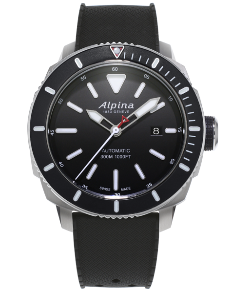 Alpina Seastrong Diver 300 Automatic Stainless Steel On Strap AL-525LBG4V6