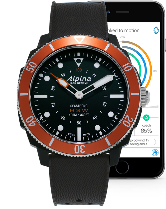 Alpina Seastrong Horological Smartwatch Stainless Steel On Strap AL-282LBO4V6