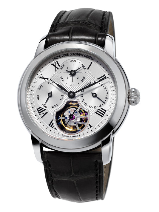 Frederique Constant Tourbillon Perpetual Calendar Manufacture Limited Edition 88 Pieces Stainless Steel On Strap FC-975MC4H6