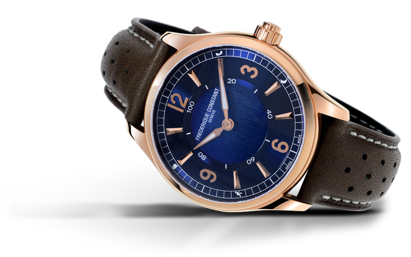 Frederique Constant Horological Smartwatch Rose Gold PVD On Strap FC-282AN5B4