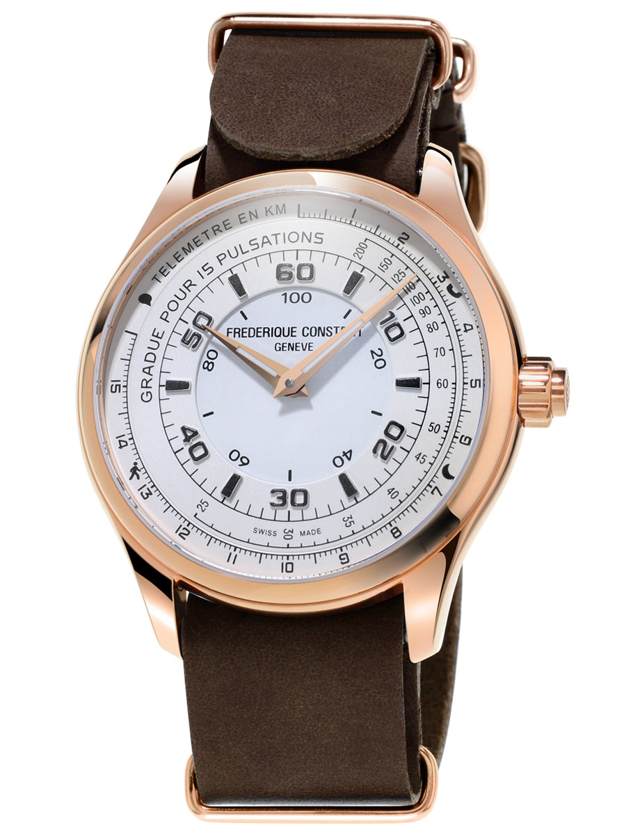 Frederique Constant Horological Smartwatch Gents Notify Rose Gold PVD On Strap FC-282ASB5B4