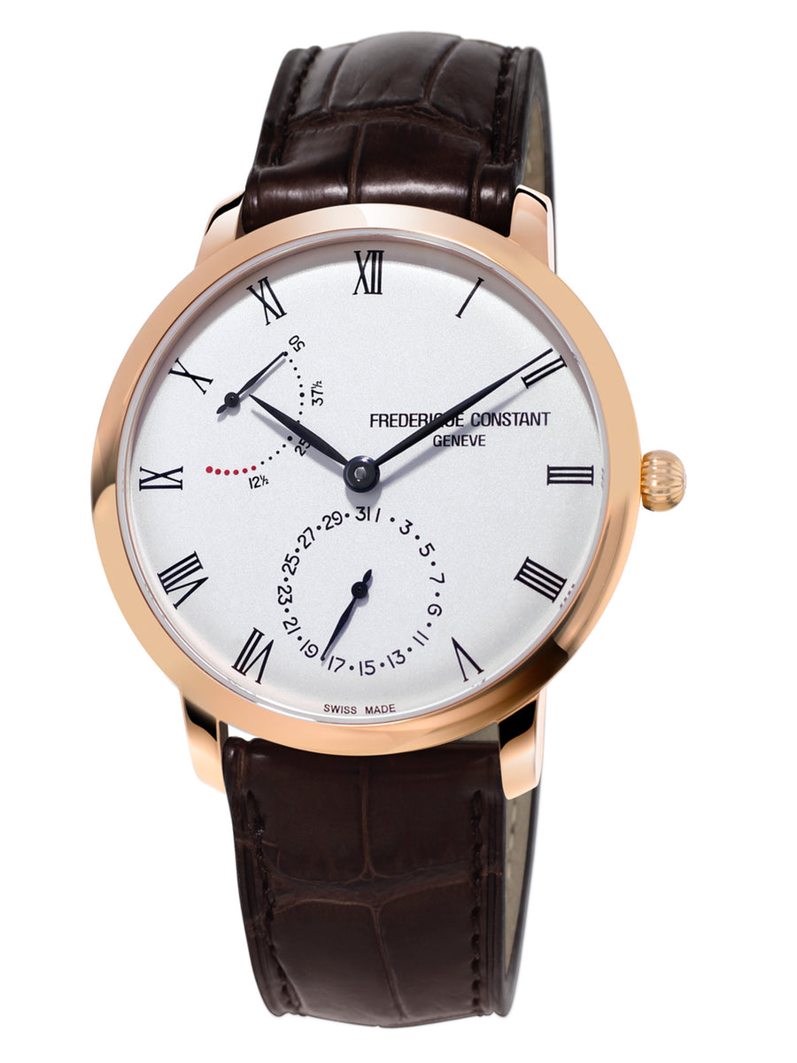 Frederique Constant Power Reserve Manufacture Rose Gold PVD On Strap FC-723WR3S4