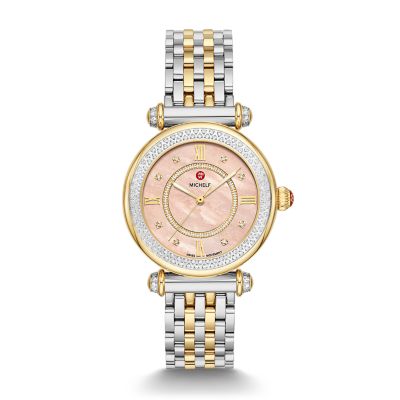 Michele Caber Mid Two-Tone Diamond On Bracelet MWW16E000007