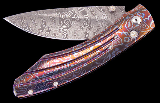 William Henry Pocket Knife Spearpoint Psychedelic Edition Of 250 Pieces B12 Psychedelic