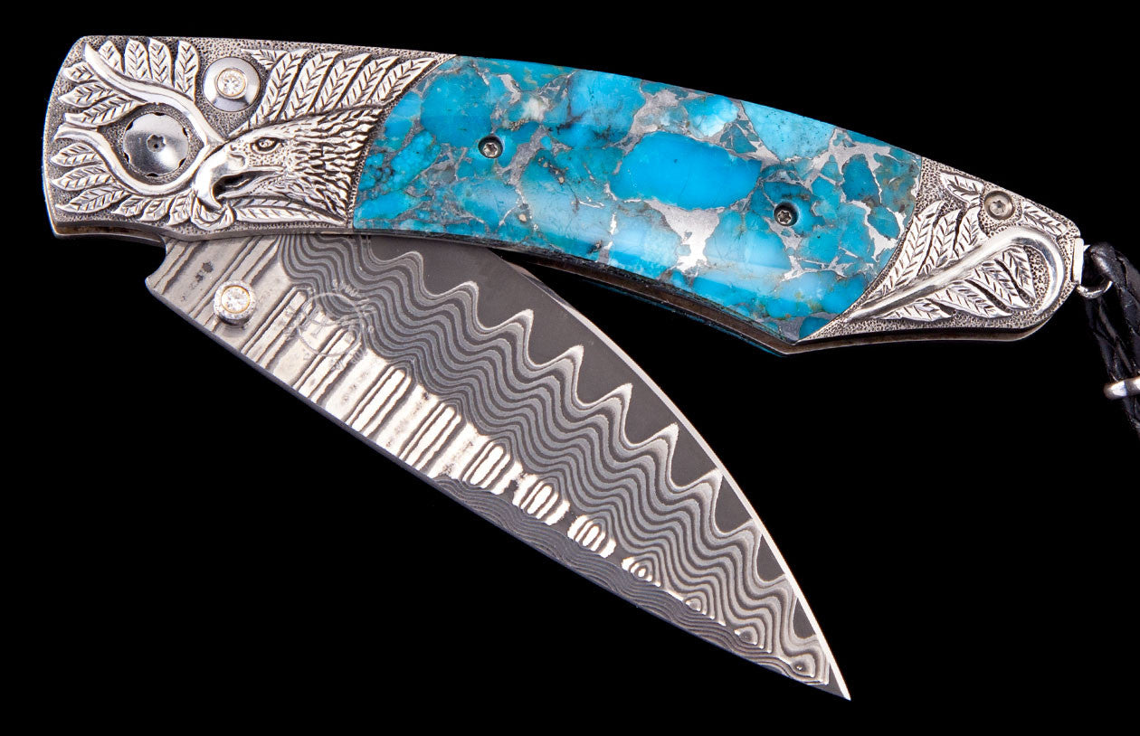 William Henry Pocket Knife Spearpoint Soar Edition Of 100 Pieces B12 Soar