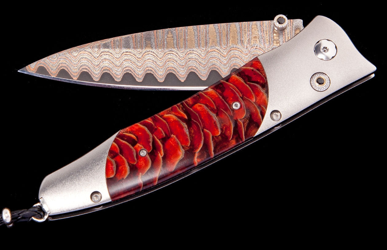 William Henry Pocket Knife Gentac Red Sun Edition Of 250 Pieces B30 Red Sun