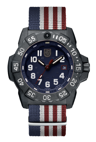 Luminox Navy Seal Patriot Day Kit Blue/Red On Strap XS.3501.LM.SET