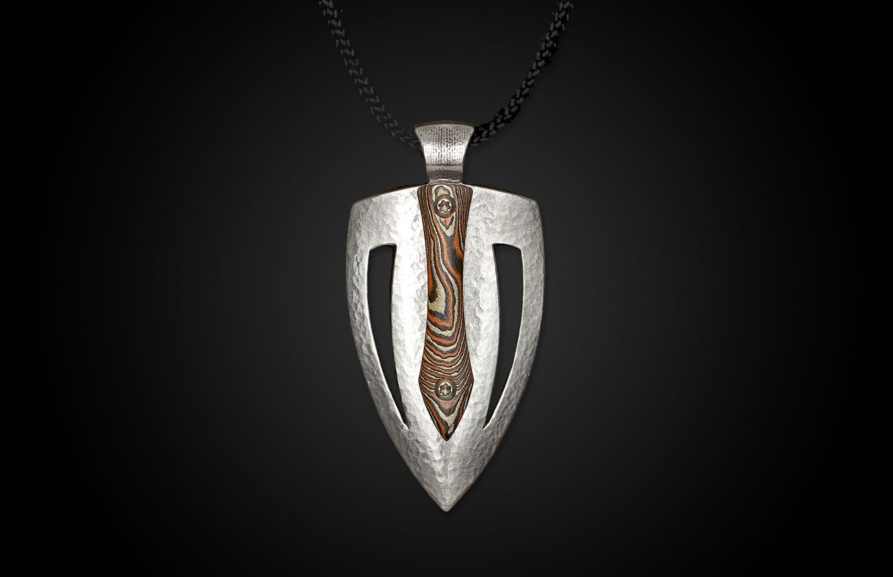 William Henry Necklace Mokume AMP P36 MOK