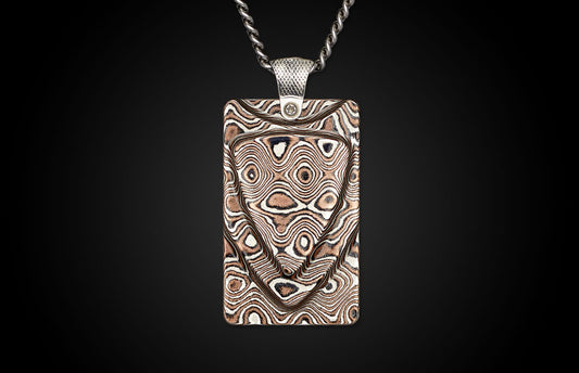 William Henry Necklace Mokume Forge P33 MOK