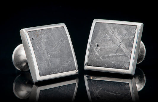 William Henry Cufflinks Meteorite Duo CL MET