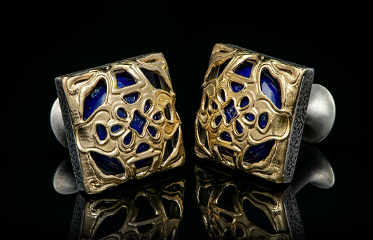 William Henry Cufflinks Lotus CL LAP YG