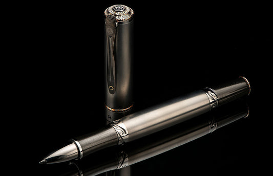 William Henry Roller Ball Pen Cabernet Titanium Edition Of 500 Pieces RB8 TITANIUM