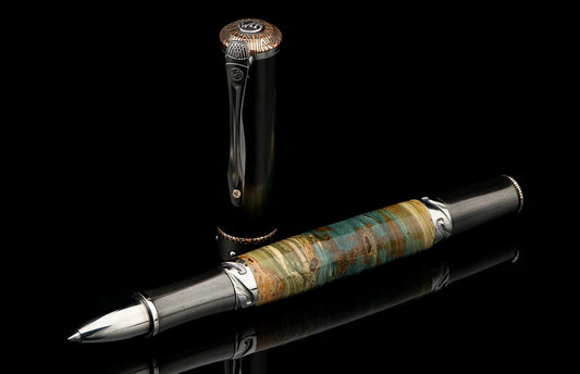 William Henry Roller Ball Pen Cabernet Petrified RB8 PETRIFIED