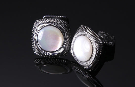 William Henry Cufflinks Pearl CL1-3