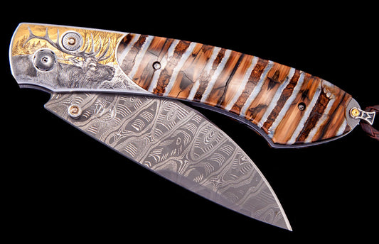 William Henry Knife Spearpoint Rocky Mtn Elk Edition Of 25 Pieces B12 ROCKY MTN ELK