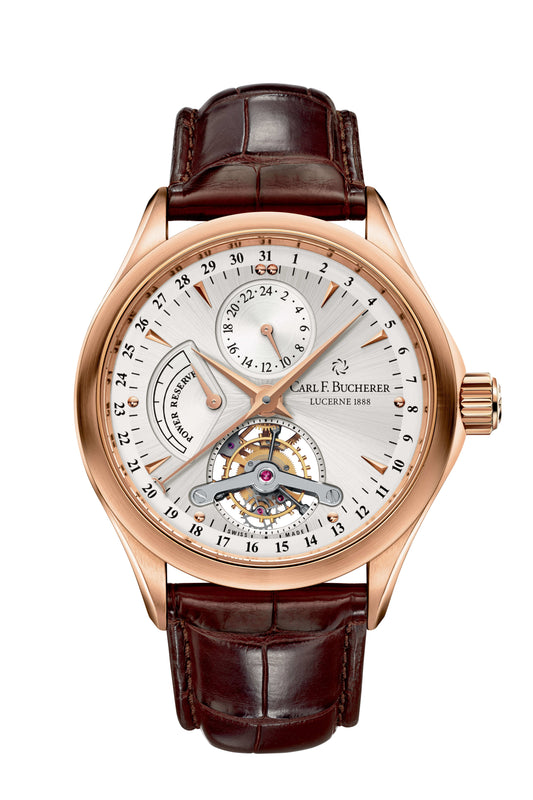 Carl F. Bucherer Manero Tourbillon Edition Limited Edition 18kt Rose Gold On Strap 00.10918.03.13.01