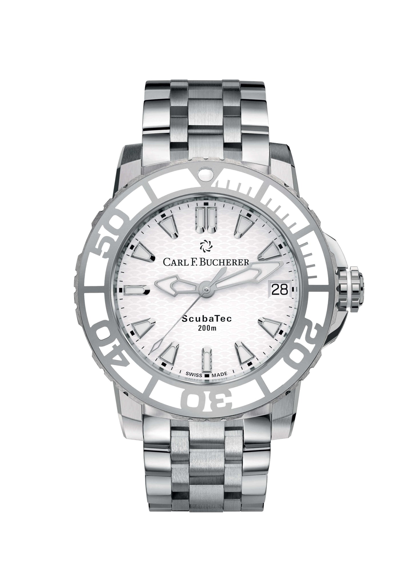 Carl F. Bucherer Patravi ScubaTec Stainless Steel On Bracelet 00.10634.23.23.21