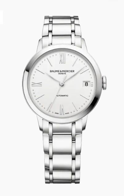 Baume & Mercier Classima Automatic Stainless Steel Ladies Watch On Bracelet MOA10495