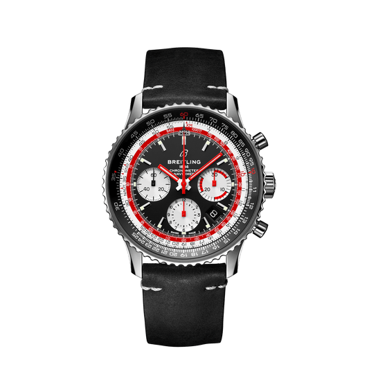 Breitling Navitimer B01 Chronograph 43 SWISSAIR Stainless Steel On Bracelet Men's Watch AB01211B1B1X1