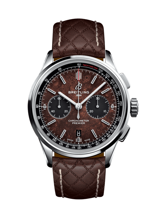 Breitling Premier B01 Chronograph 42 Bentley Centenary Limited Edition Stainless Steel On Tang Strap Men's Watch AB01181A1Q1X2