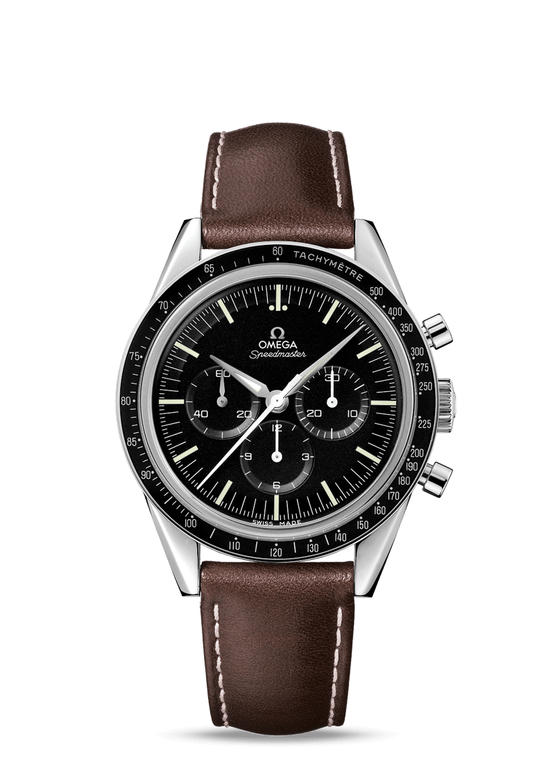 Omega Speedmaster Moonwatch Chronograph 39.7mm Stainless Steel On Strap Men's Watch 311.32.40.30.01.001