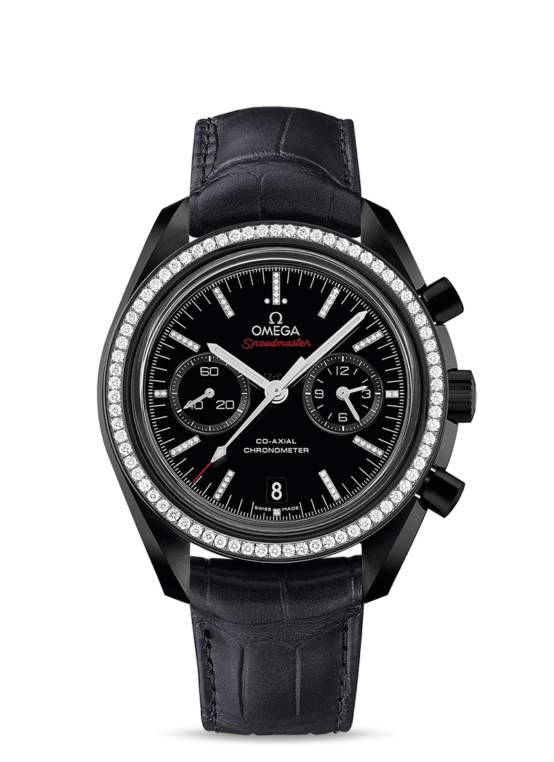 Omega Speedmaster Moonwatch Co-Axial Chronograph 44.25mm Dark Side Of The Moon On Strap Men's Watch 311.98.44.51.51.001