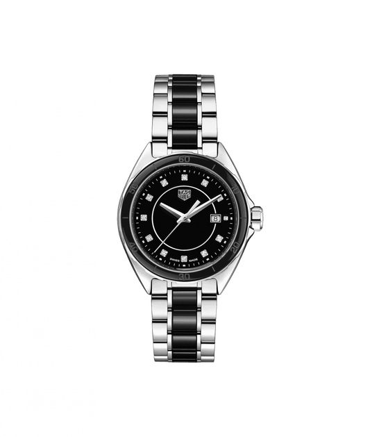 Tag Heuer Formula 1 Quartz Stainless Ceramic Diamond Dial On Bracelet Ladies Watch WBJ141AB.BA0973