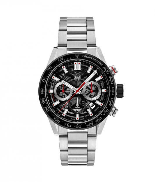 Tag Heuer Carrera Calibre Heuer 02 Automatic Chronograph Stainless Steel Men's Watch CBG2010.BA0662