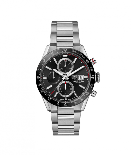 Tag Heuer Carrera Calibre 16 Automatic Chronograph Stainless Steel On Bracelet Men's Watch CBM2110.BA0651