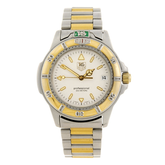 Pre-Owned Tag Heuer 4000 Series Quartz Two-Tone On Bracelet WF1120