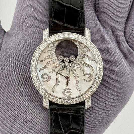 Pre-Owned Chopard Happy Sun 40 207470-1001