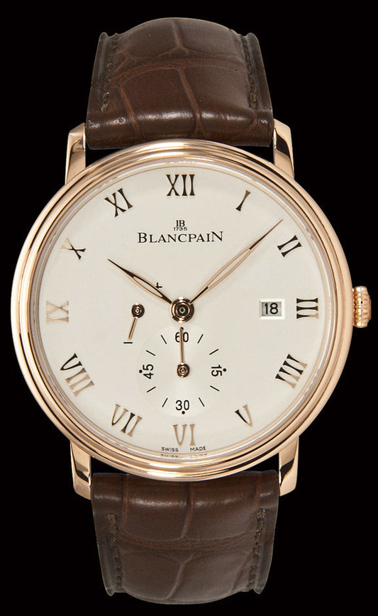 Blancpain Villeret 18kt Rose Gold Ultra Thin Hand Wind 6606-3642-55B