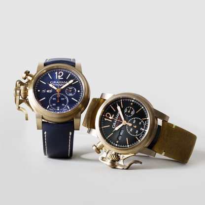 Graham CHRONOFIGHTER VINTAGE BRONZE & BLUE 2CVAK.U01A