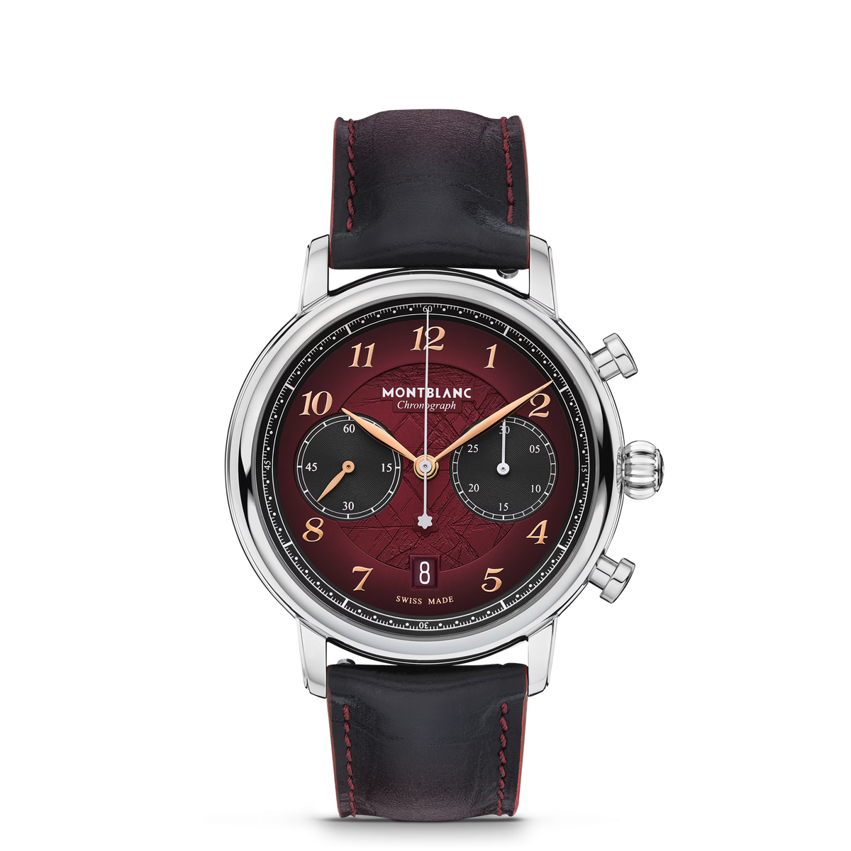 Montblanc Star Legacy Chronograph 42 mm Limited Edition - 1786 pieces - Steel - Burgundy - Montblanc® US MB133245