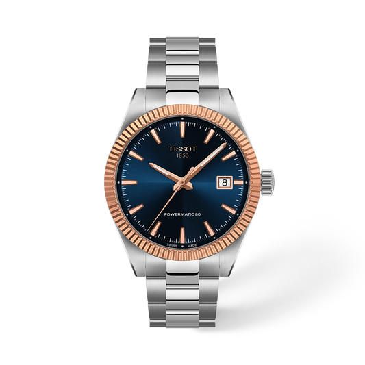 Tissot Gentleman Gold Bezel 38mm T9348074104100