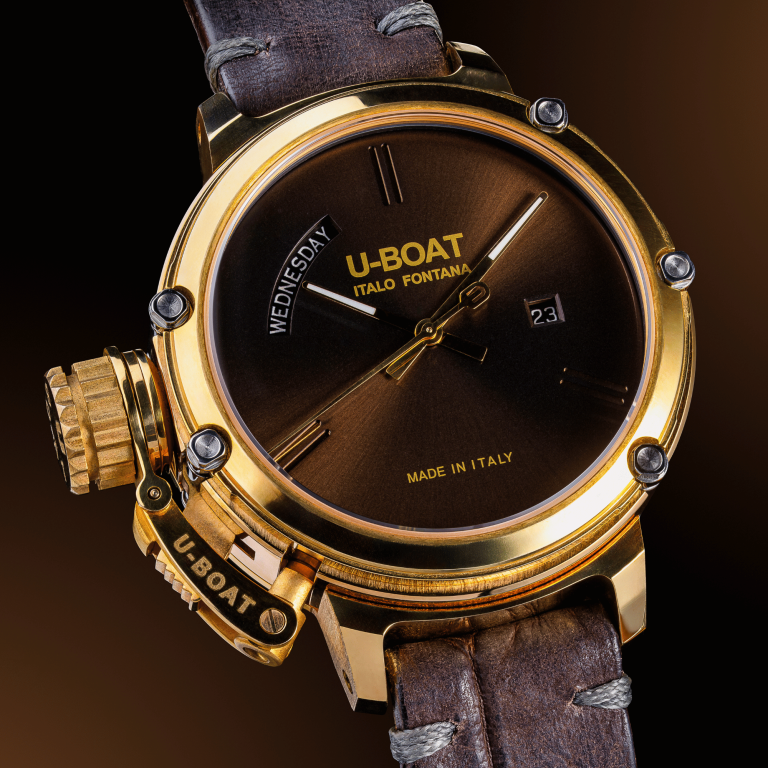 U-Boat CHIMERA DAY DATE UNICO BROWN - U-Boat 7538/BROWN/U