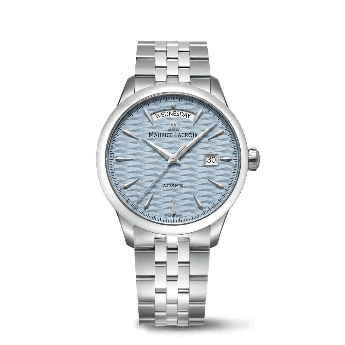Maurice Lacroix 1975 AUTOMATIC DAY DATE LEGACY BLUE 756058-S1S11-430-1